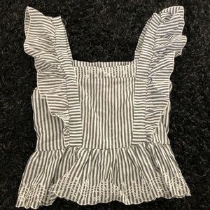 Striped Babydoll Top